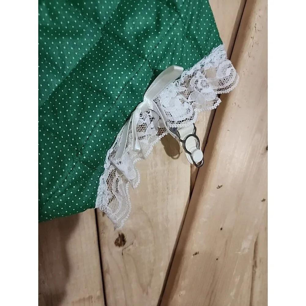 Vintage Handmade Novelty Lingerie‎ Inspired Clothes Pin Bag Hanging with Garters